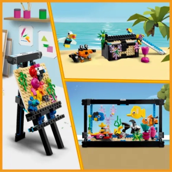 Lego Toys Lego Creator 3in Fish Tank 31122 Buildingtoy Great Gift